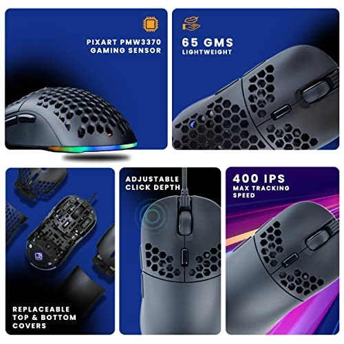 Kilonova 3370IC PRO X-Light Gaming Mouse - Wired