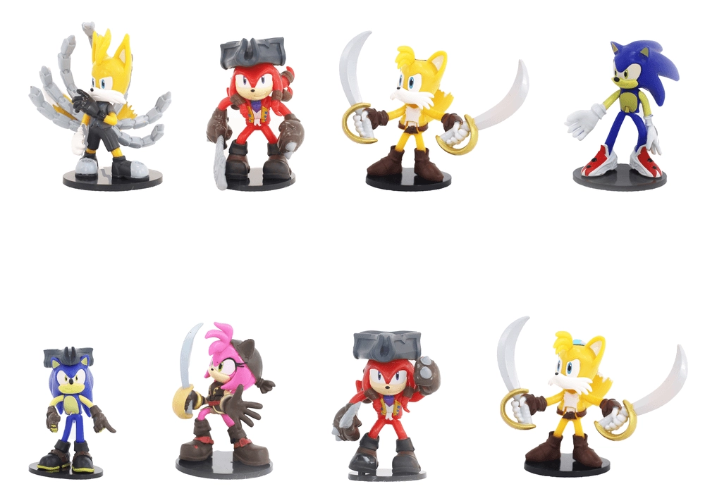 Sonic Articulated Action Figures (527-SON6240) 4 pcs