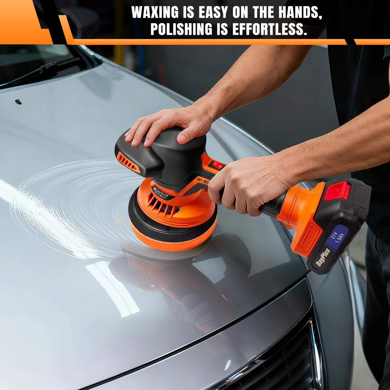 Cordless Buffer Polisher - 580W 125mm–150mm