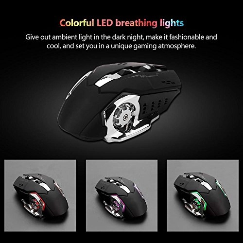 2400DPI Optical Wireless Mouse - USB, Wi-Fi