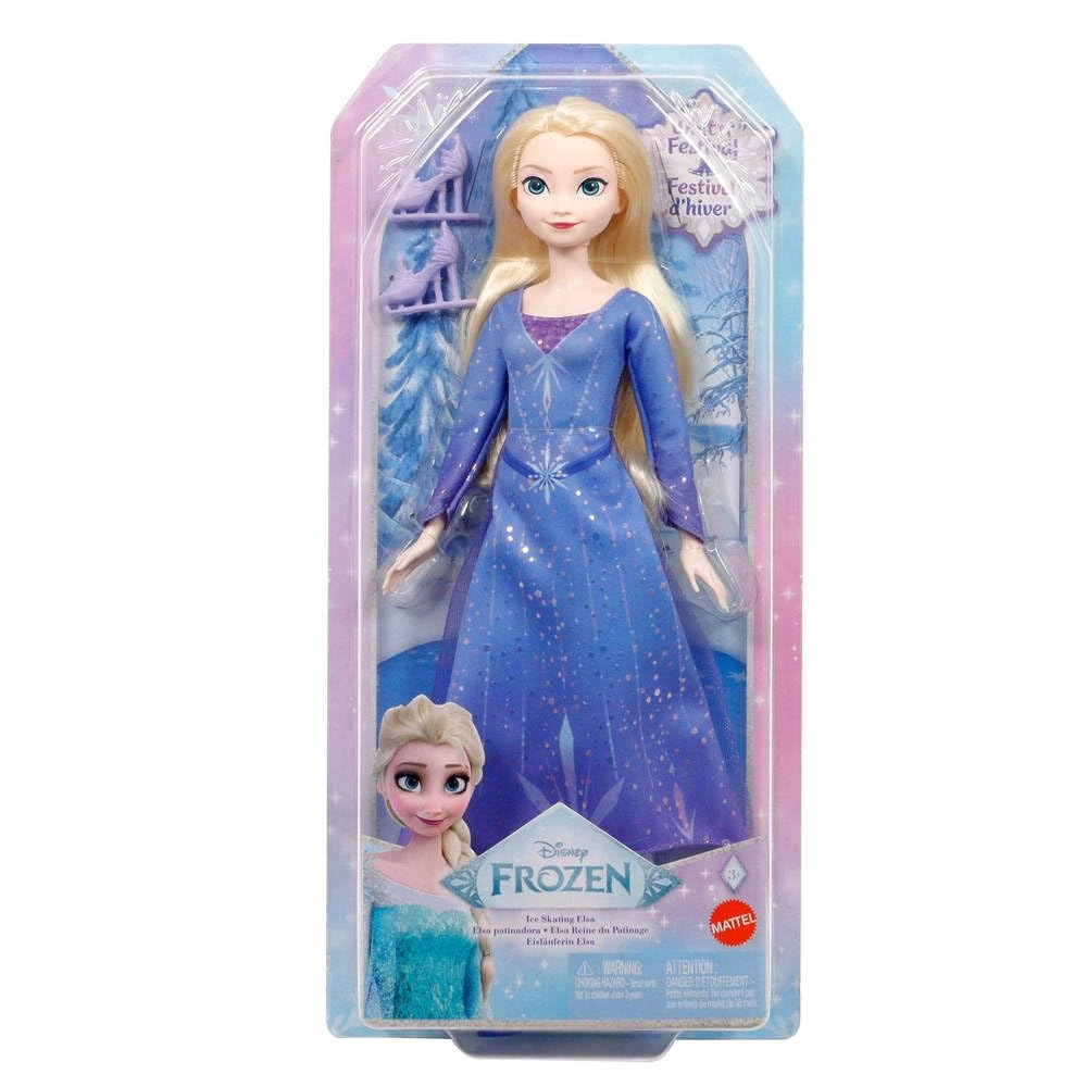 Elsa Fashion Doll - Plastic Ice-Skating Look Ages 3+