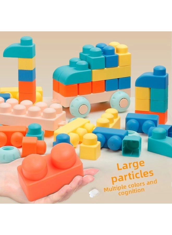 Soft Rubber Building Blocks - 21 pcs