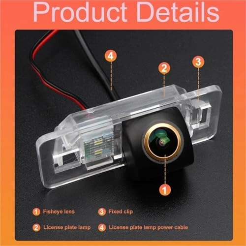 Rear View Camera Fisheye - Night vision Wired 1080P