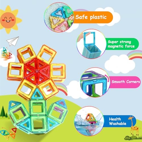 Magnetic Building Blocks - 38 pcs