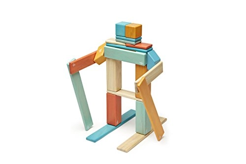 Magnetisches Holzblock-Set - 3 years and up 24 pieces