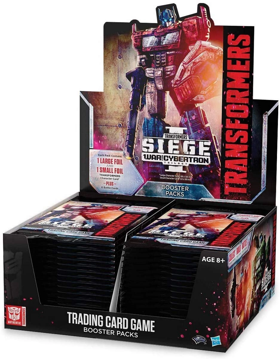 Wizards of the Coast War for Cybertron - Siege Booster Display - Transformers Autobots, Decepticons