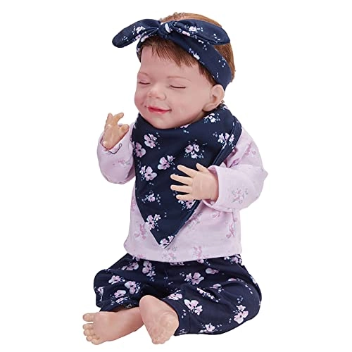 Rebirth Baby Doll - 19 Inch Vinyl Baby Girl Eyes Closed Ages 3+