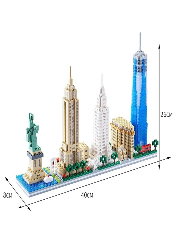 New York City Skyline - Architecture Micro Mini Blocks
