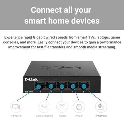 DGS-105GL-V2 - 5-ports