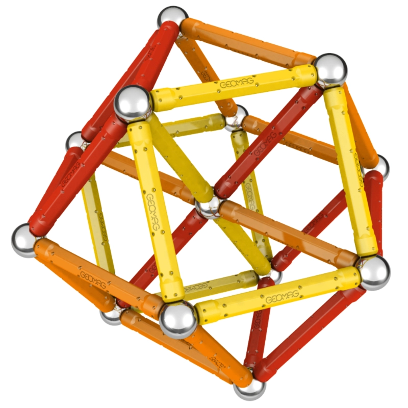 Glow Color Magnetic Construction Toy - 64 pcs