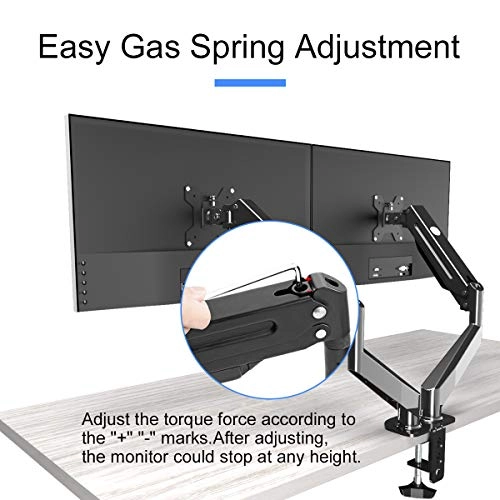 Gas Spring Monitor Mount - 17 to 32-inch
