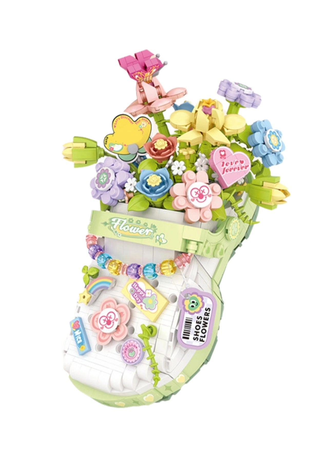 Loquat Flower Hole Shoes Model Set - 1040pcs