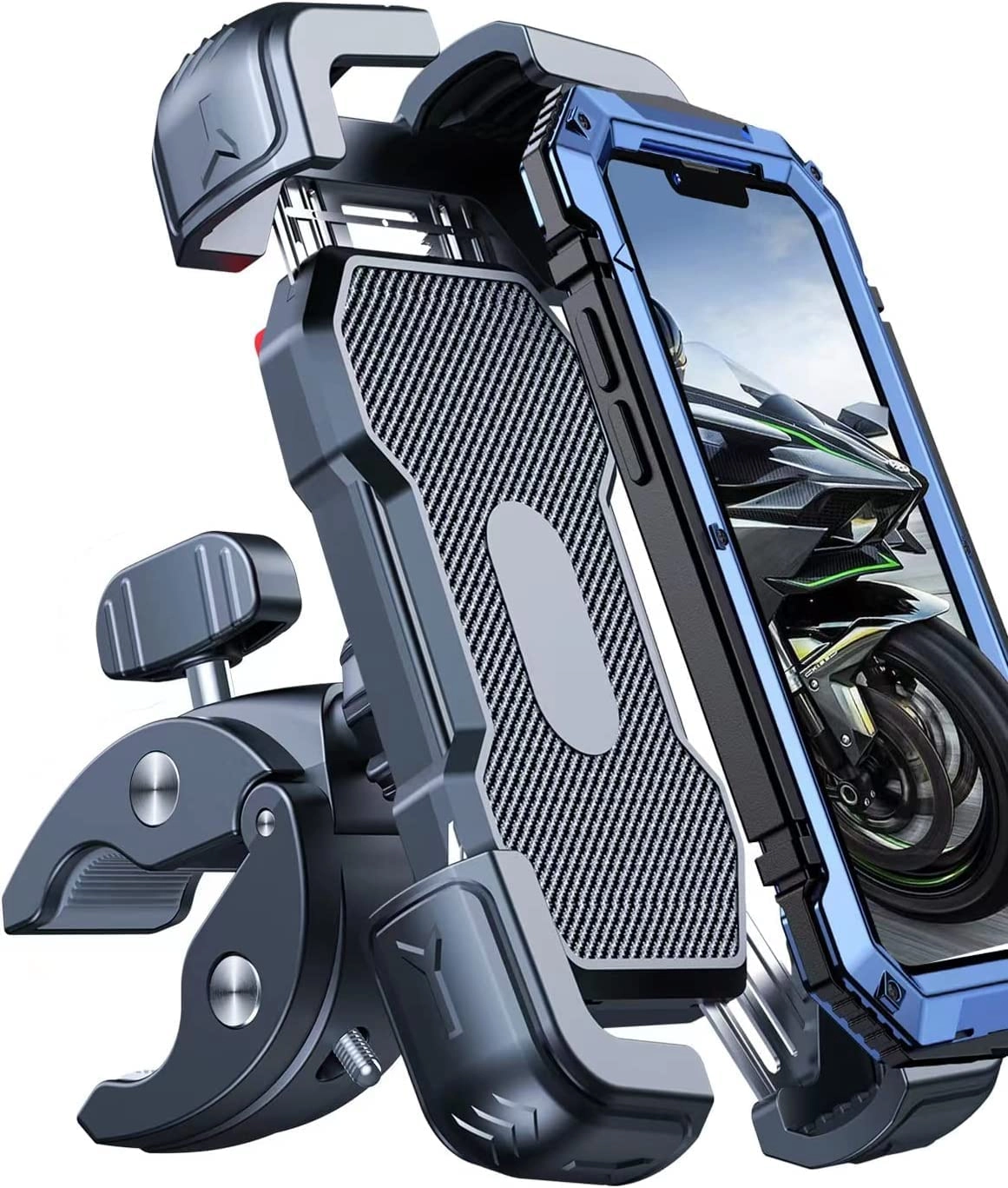 Bovemanx Motorcycle Phone Mount - Handlebar 4-7.2" Smartphones