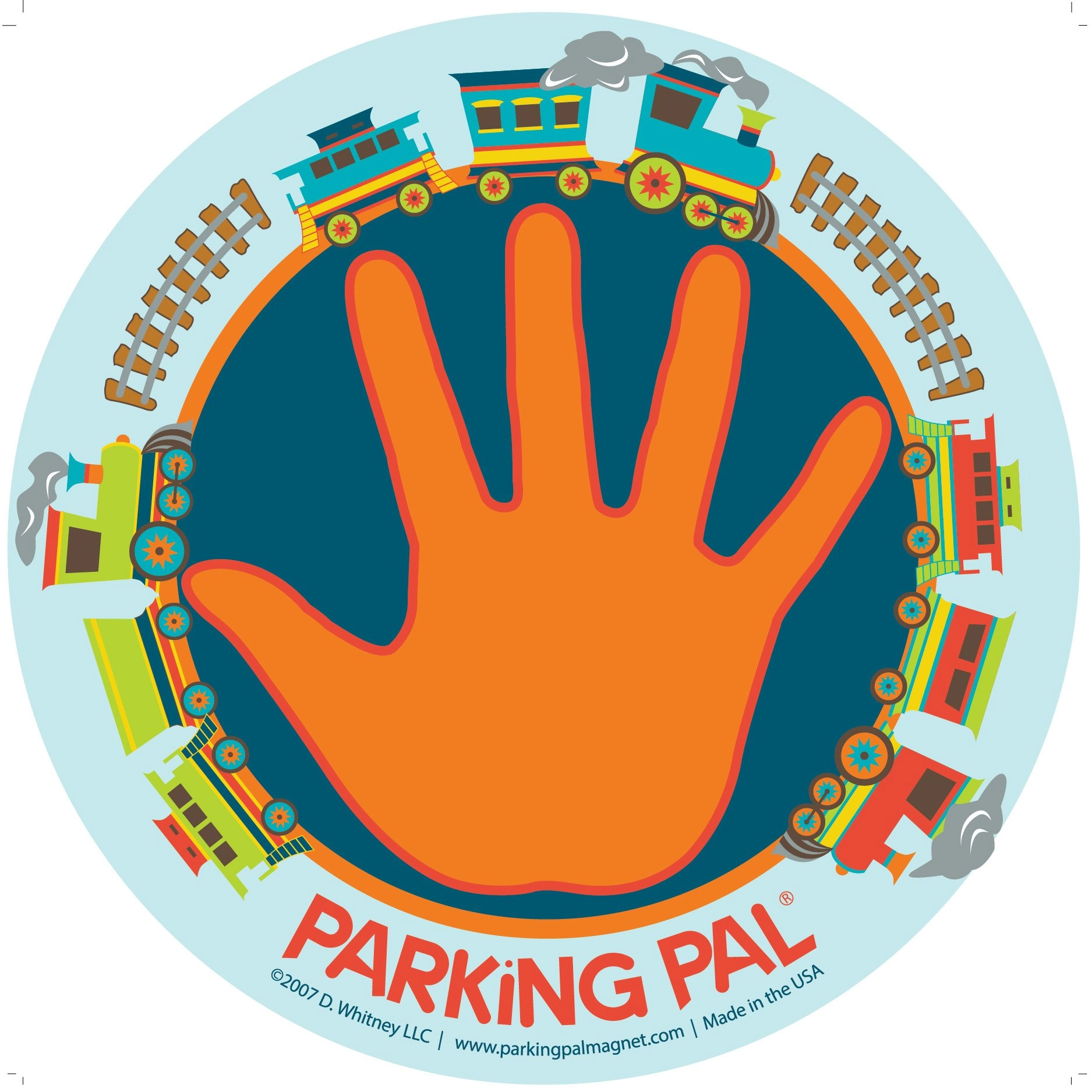 D. Whitney LLC Hand Magnet - Train Design Car Safety