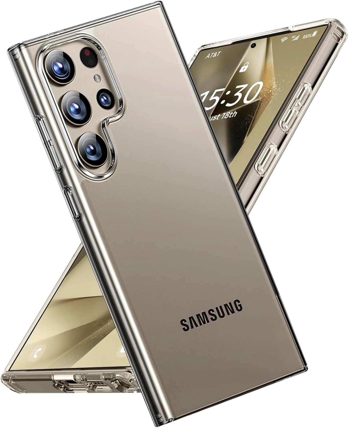 Silicon Magnetic Case for Samsung Galaxy S24 Ultra - Silicon Case Screen Protector