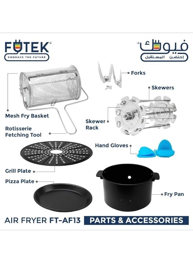 Digital 10-In-1 Multifunction Air Fryer FT-AF13