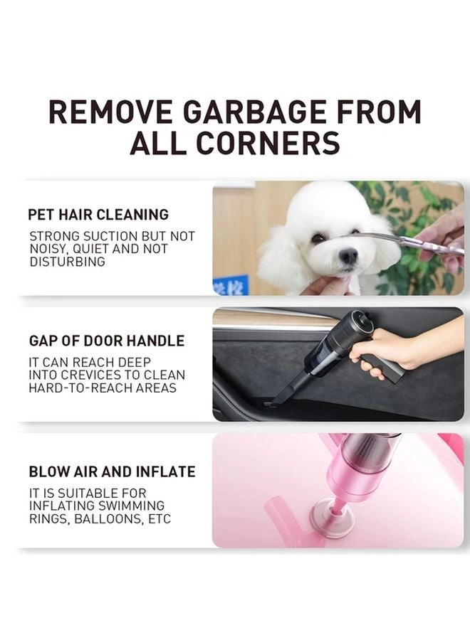 4-in-1 Wireless Handheld Vacuum Cleaner - 2000mAh