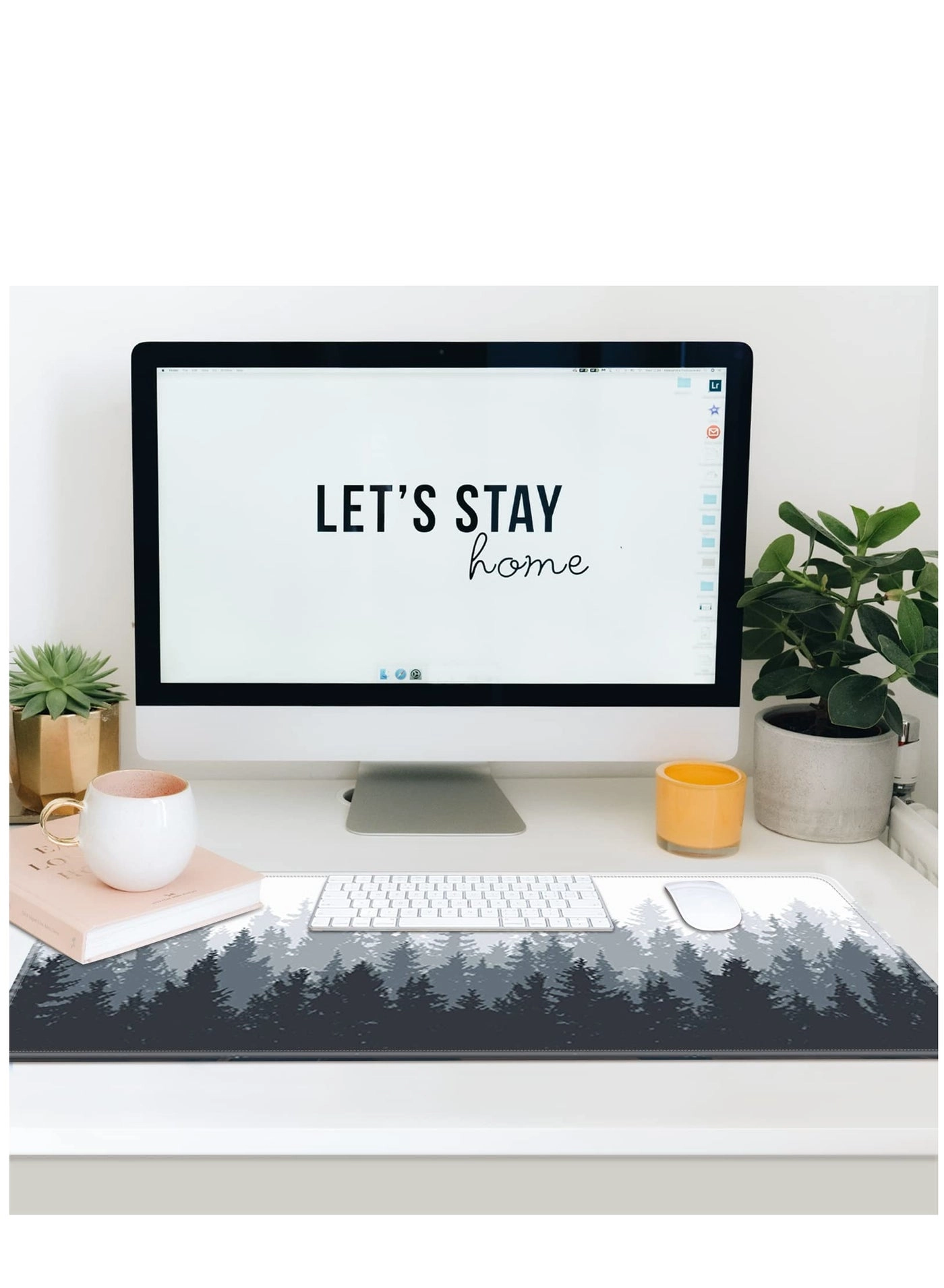 Extended Large Rubber Cloth Gaming Mouse Pad - 80x30 cm