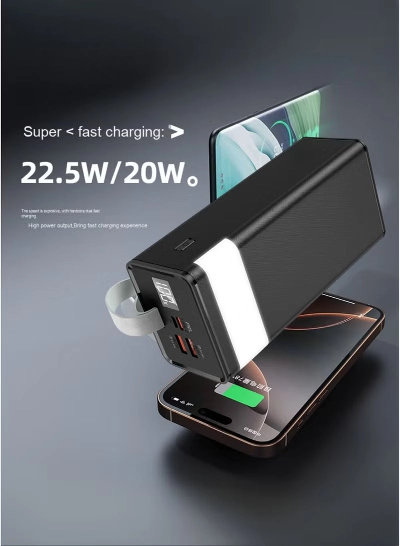 N-37 - 50000mAh 22.5 W Fast Charging 2 USB ports 2 Type-C ports