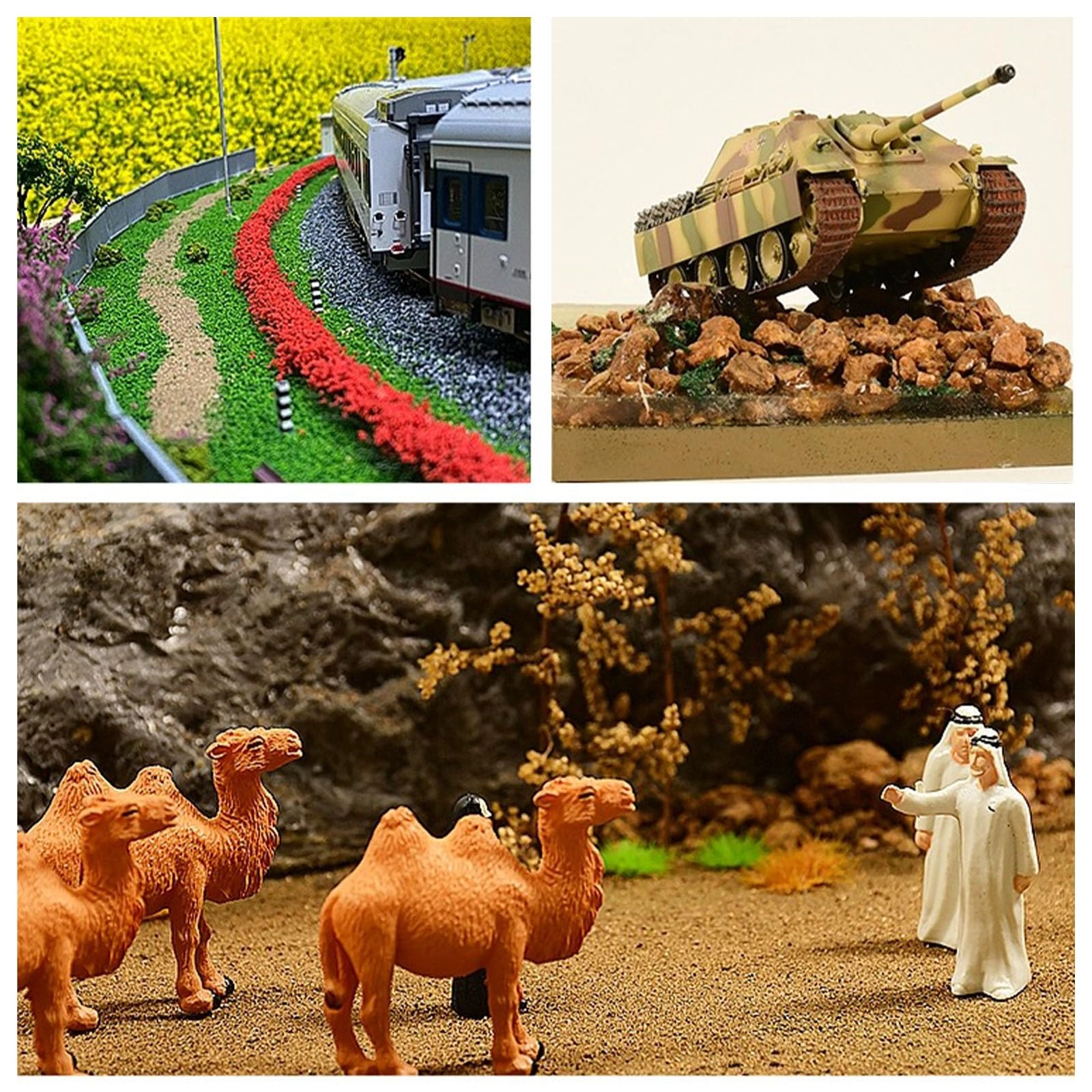 Miniature Rock Basing Kit - 2 x Model miniature rock 1:35/1:48/1:87