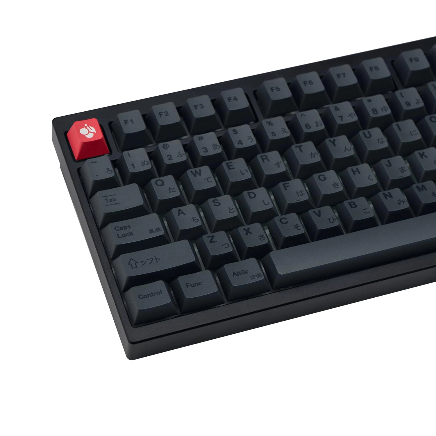 TIMSEKER 130 Keys Black on Grey Cherry Keycaps - Wired
