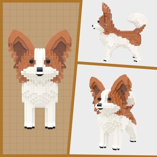 Micro Dog Building Blocks - Papillon 1008 pcs