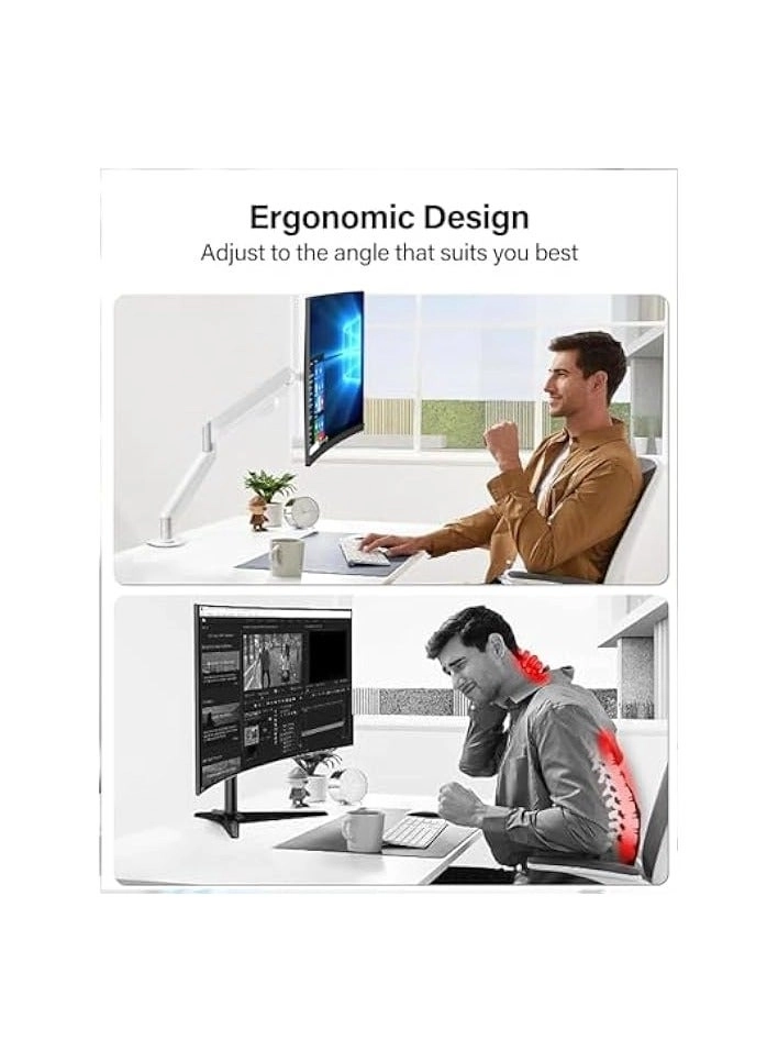 Single Monitor Arm - 1 13-32 inches 75x75mm 100x100mm