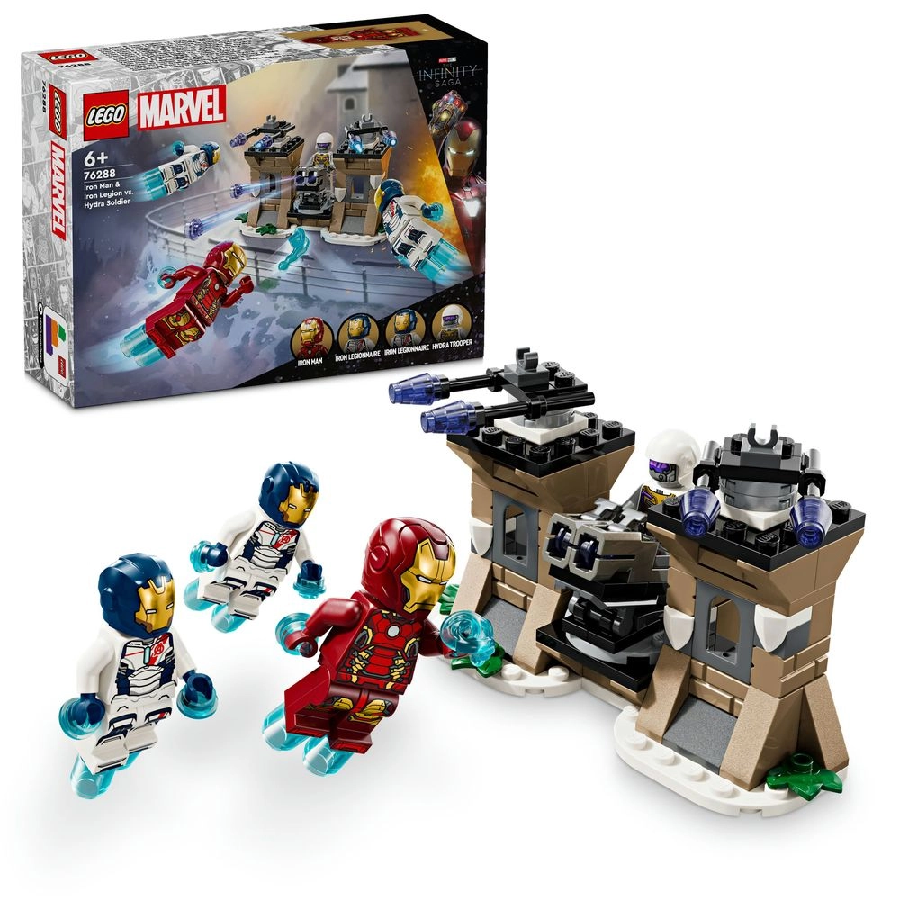 LEGO Iron Man & Iron Legion vs. Hydra Soldier - Avengers Adventure Set