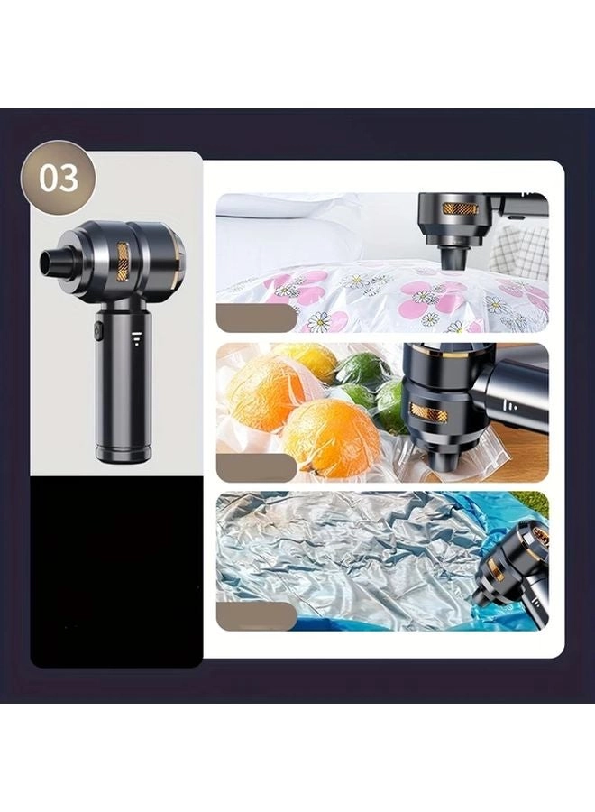 4-in-1 Wireless Handheld Vacuum Cleaner - 2000mAh