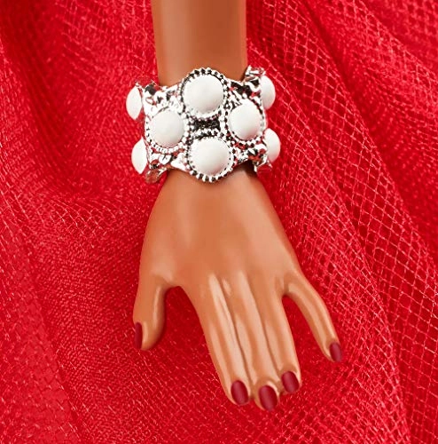 Barbie Holiday - Brunette Red Gown