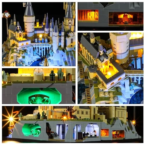 LED Light Kit for LEGO Harry Potter Hogwarts Castle and Grounds 76419
