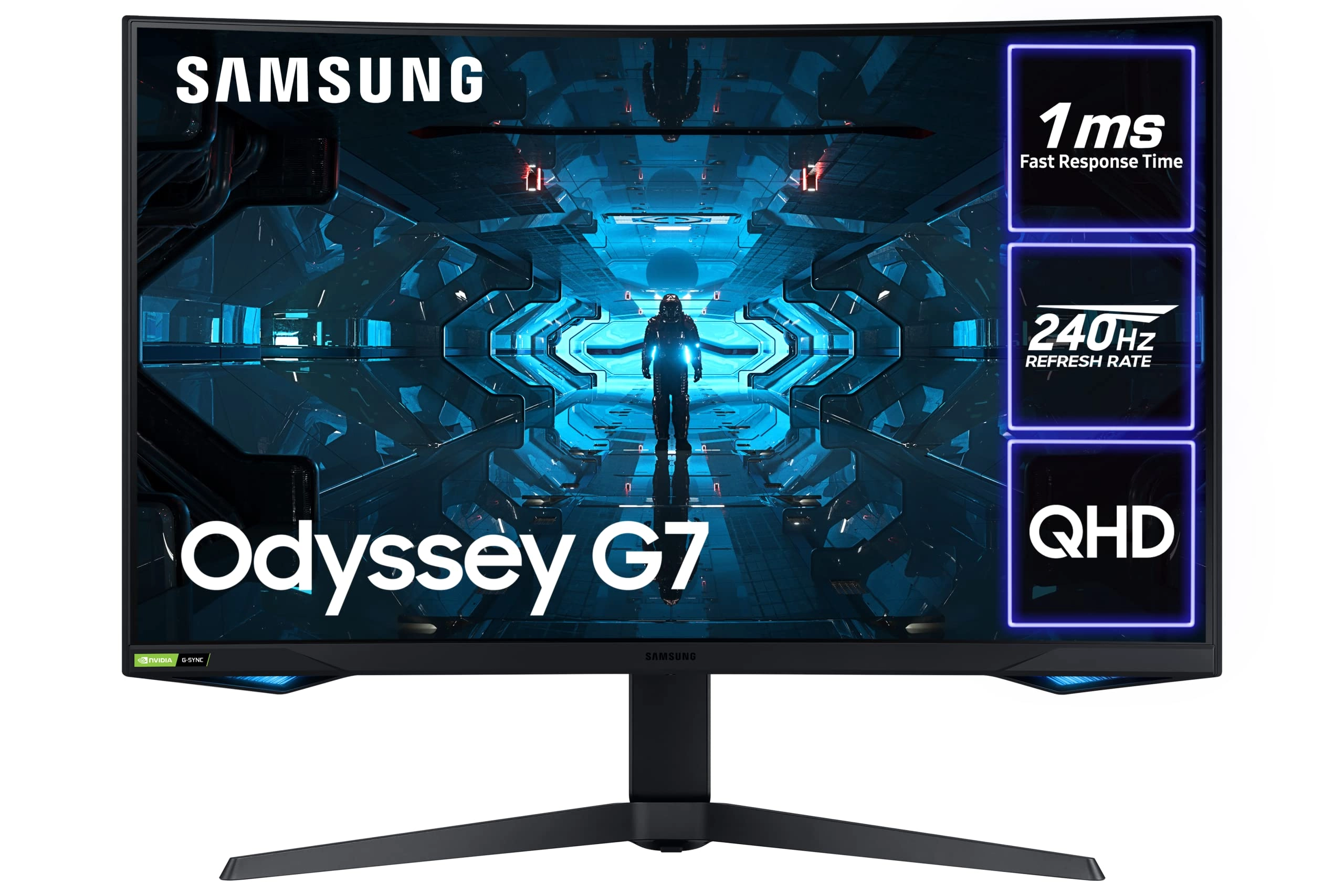 Samsung (Renewed) LC27G73TQSRXXU - 27 Inches 2560x1440
