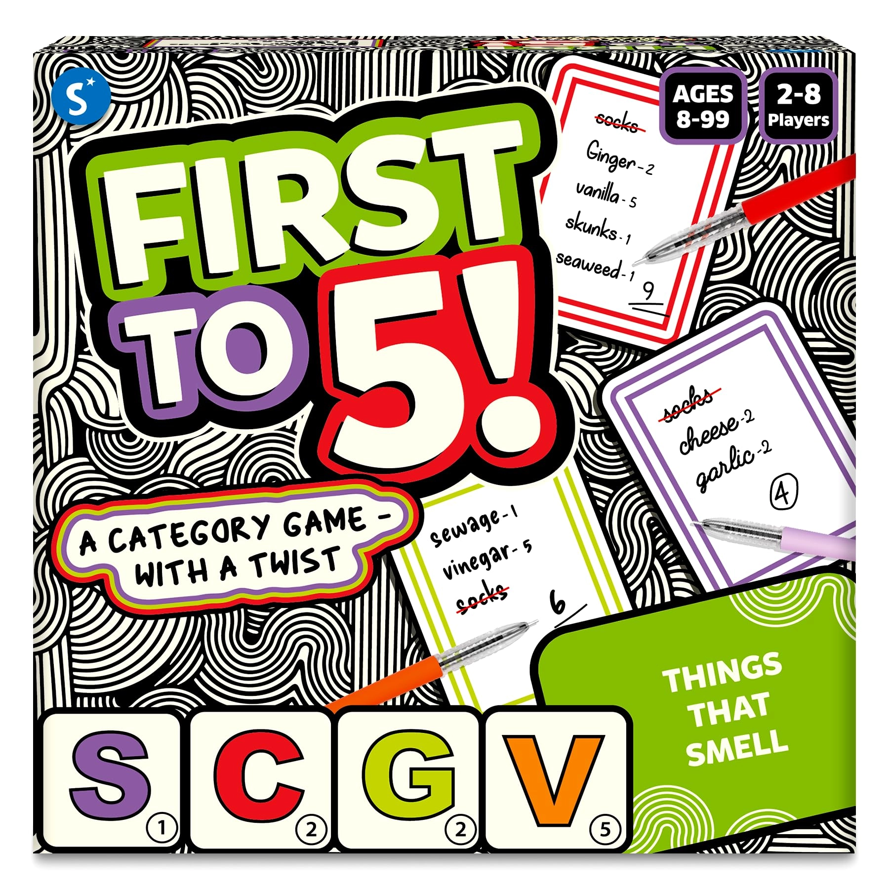 Skillmatics First to 5! - Card Game