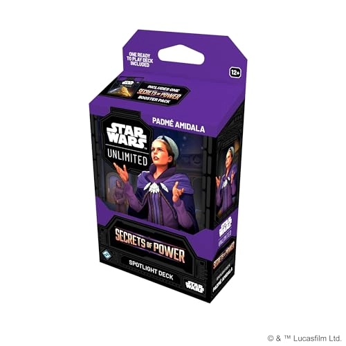 Star Wars: Unlimited: Secrets of Power Padmé Amidala Spotlight Deck - 50-Card Booster Pack