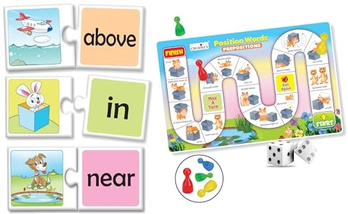 Position Words - Educational Spelling Multicolor