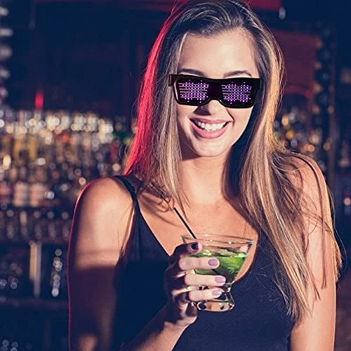 LED Light Glasses - USB Chargeable APP Control