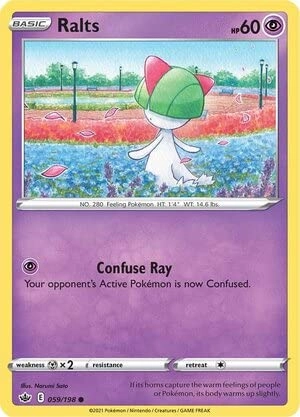Pokémon Pokemon Ralts 059/198 Chilling Reign - English