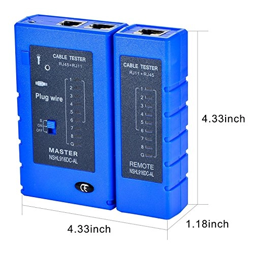 Network Cable Tester - RJ45 RJ11 RJ12 CAT5 CAT6 UTP USB Lan Wire Ethernet