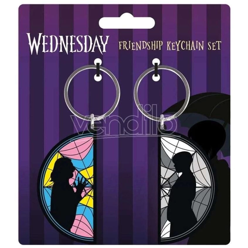 Pyramid International Enid Window PVC Keychain - Wednesday