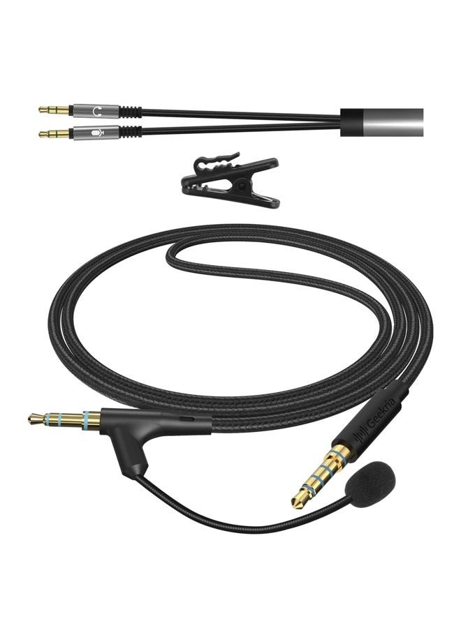 Boom Mic Headphones Cable for Sony WH-1000XM6 - 3.5mm 5.6ft