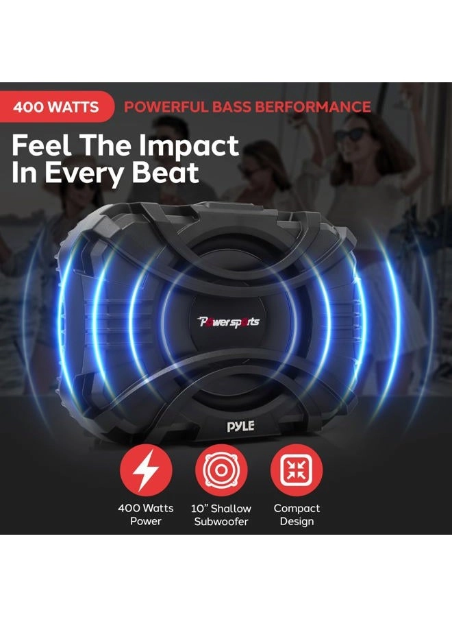 Marine Audio Subwoofer - 10Inch 500 Watt