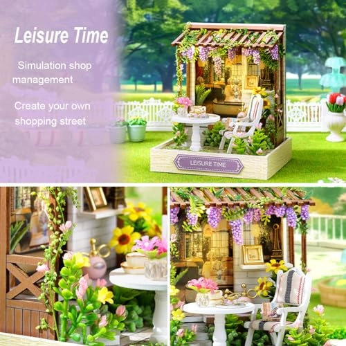 Miniature Wooden Dollhouse Furniture Kit - Creative Room 1:24