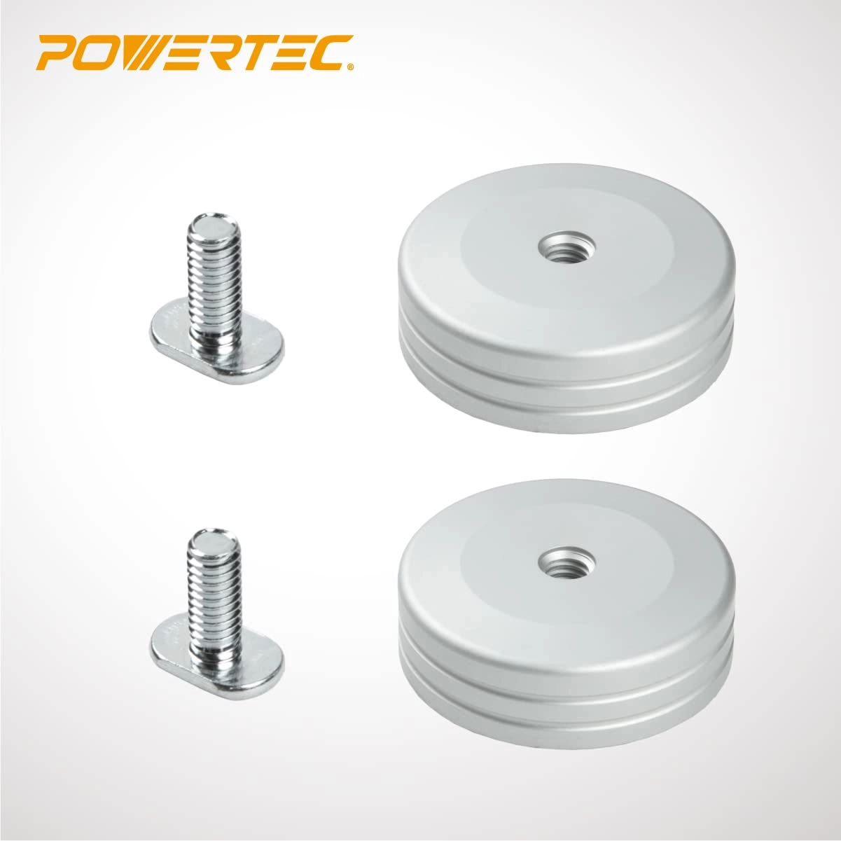 71669 Round T-Track Stop - 2PK
