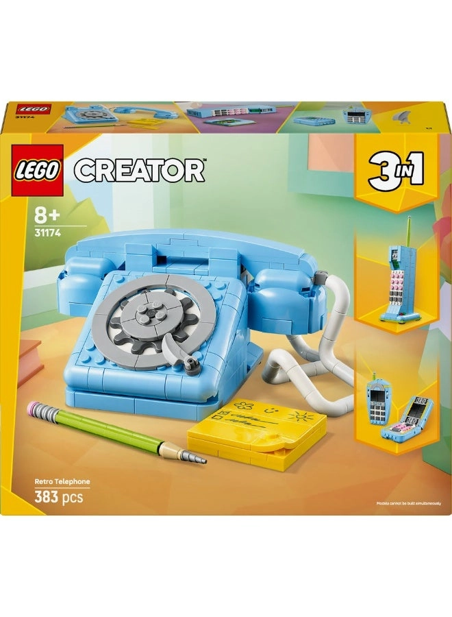 Creator 3in1 Retro Telephone (31174) - 3in1 Retro-style Models