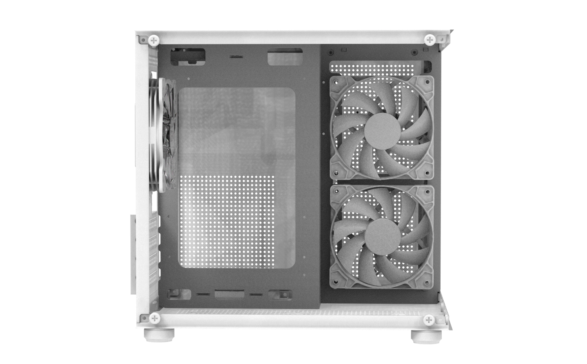 Ion V2 - glass side panel Mid Tower