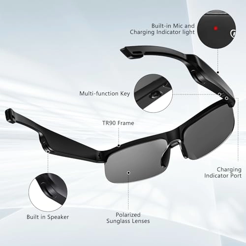 Smart Glasses - Polarized Bluetooth Speaker