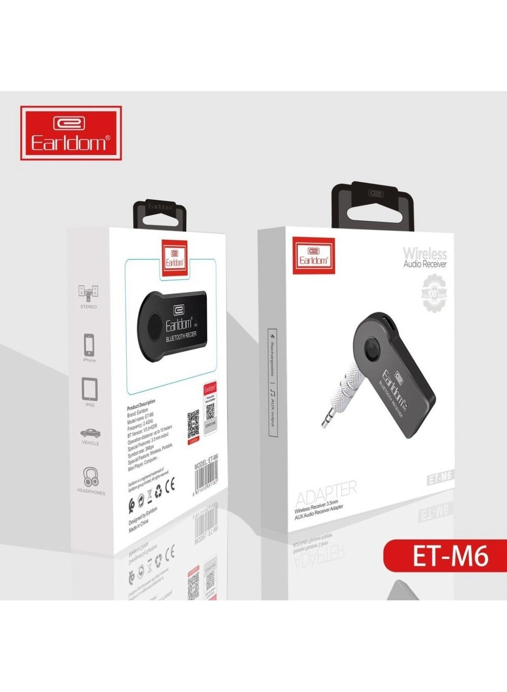 ET-M69 - 3.5 mm jack Built-in lithium-ion battery