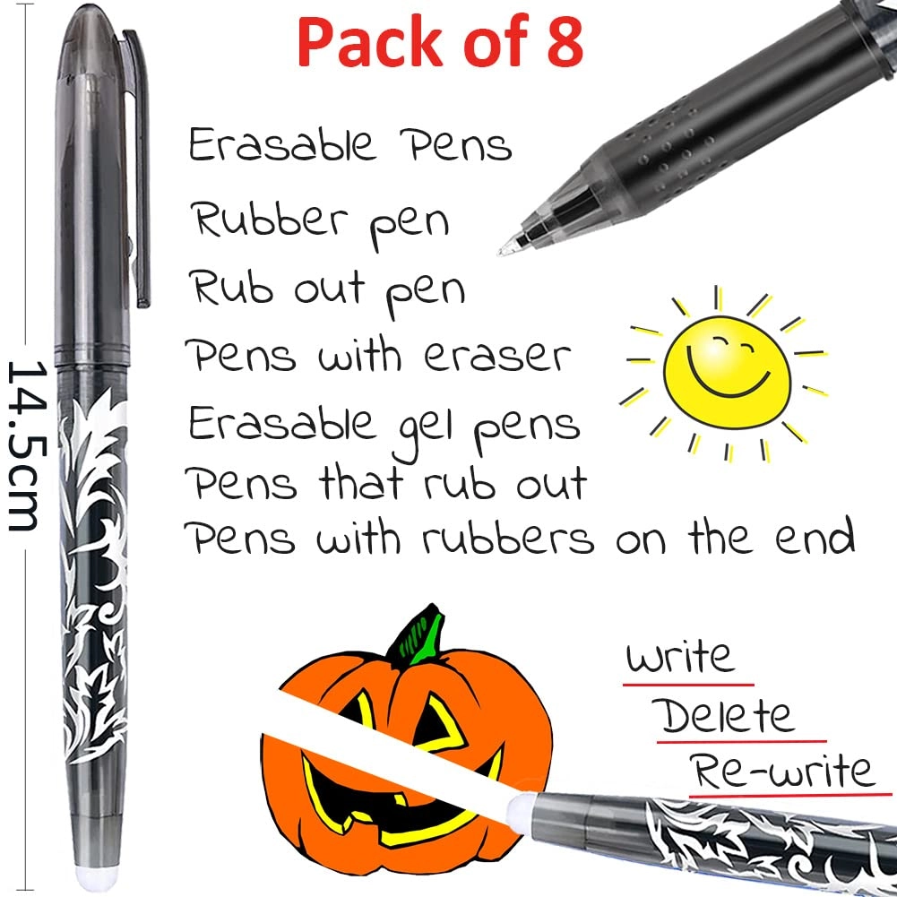 Erasable Pens - 8.0 Count 0.5mm