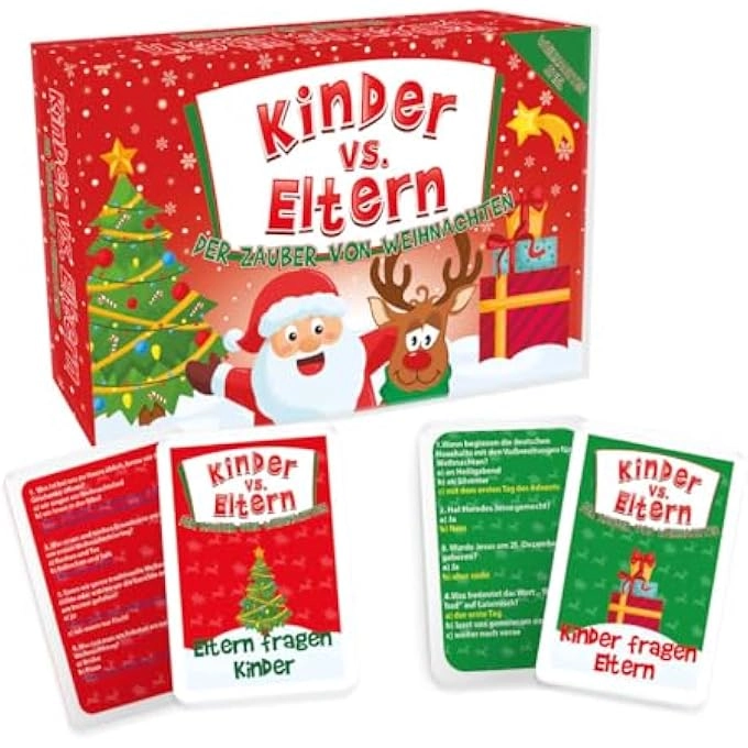 Kinder Contra Parents - The Magic of Christmas Card Game
