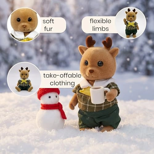 Fernwood Family - 3 Years Deer Family - Dollhouse, Family 3 pieces